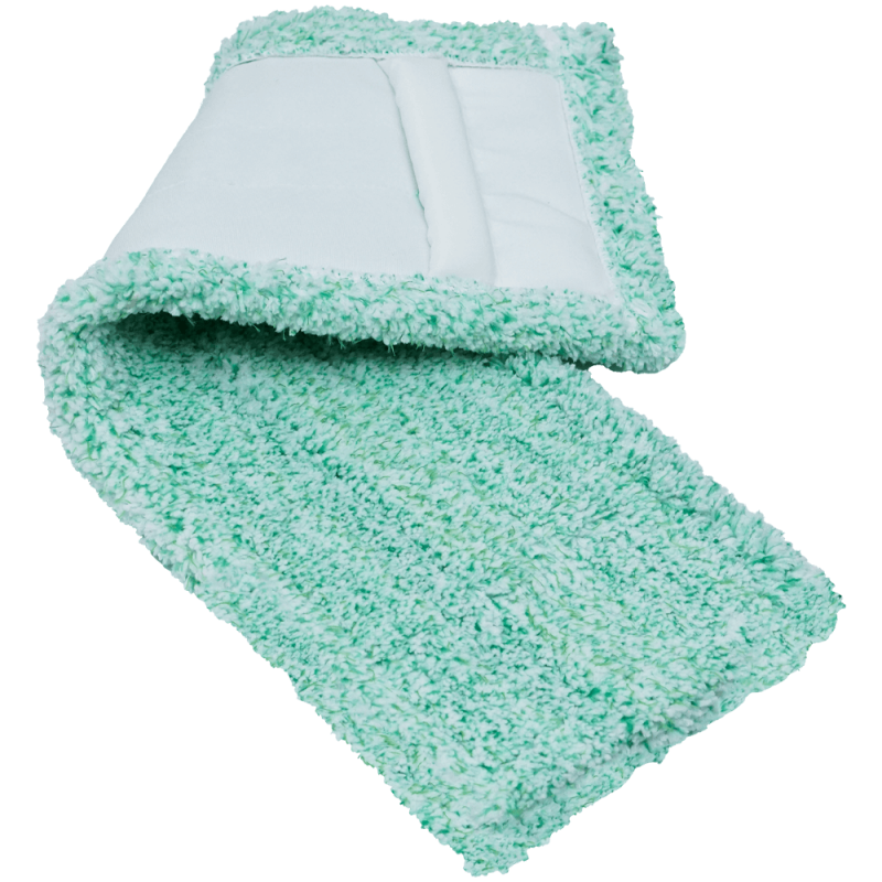 Rezerva mop plat microfibra 46x16 cm profesionala verde Okerman